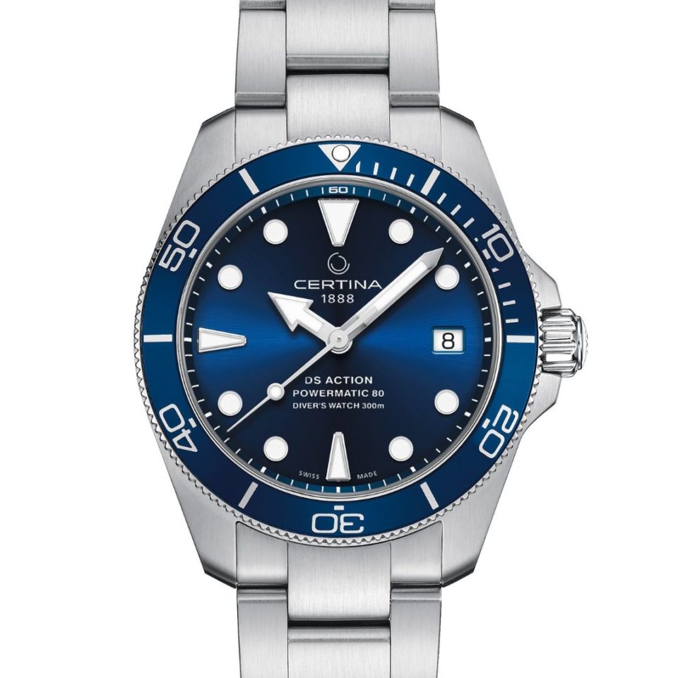 C032.807.11.041.00 CERTINA - DS ACTION DIVER 38 MM POWERMATIC 80 - DETALJER