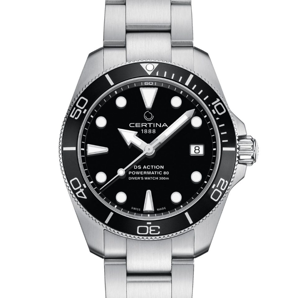 C032.807.11.051.00 CERTINA - DS ACTION DIVER 38 MM POWERMATIC 80 - DETALJER