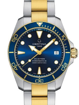 C032.807.22.041.10 CERTINA - DS ACTION DIVER 38 MM POWERMATIC 80 SEA TURTLE CONSERVANCY SPECIAL EDITION - DETALJER