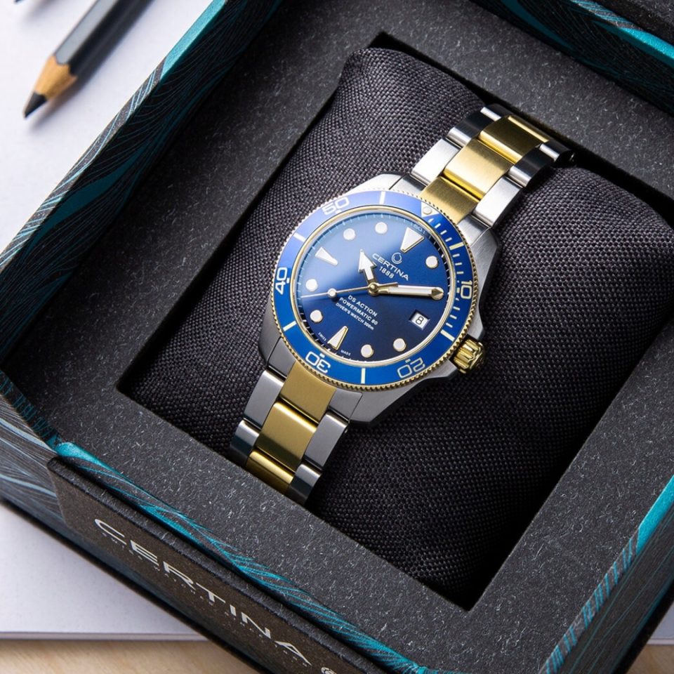C032.807.22.041.10 CERTINA - DS ACTION DIVER 38 MM POWERMATIC 80 SEA TURTLE CONSERVANCY SPECIAL EDITION - MILJØ