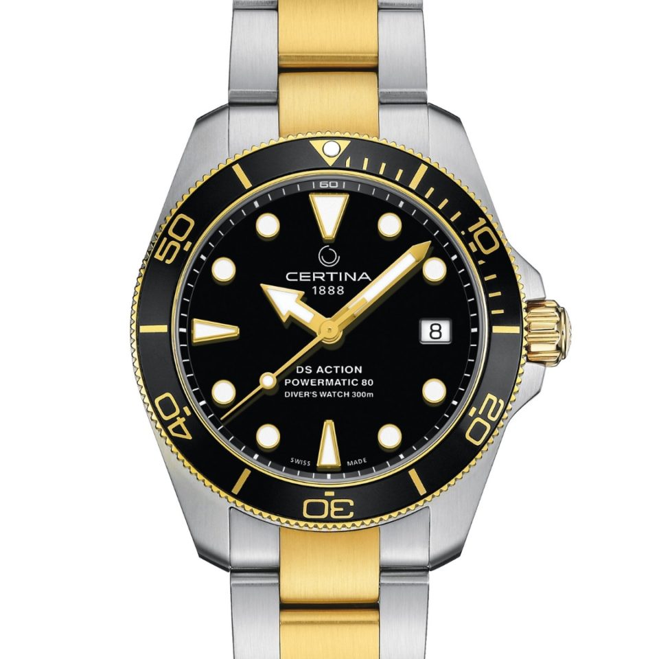 C032.807.22.051.00 CERTINA - DS ACTION DIVER 38 MM POWERMATIC 80 - DETALJER