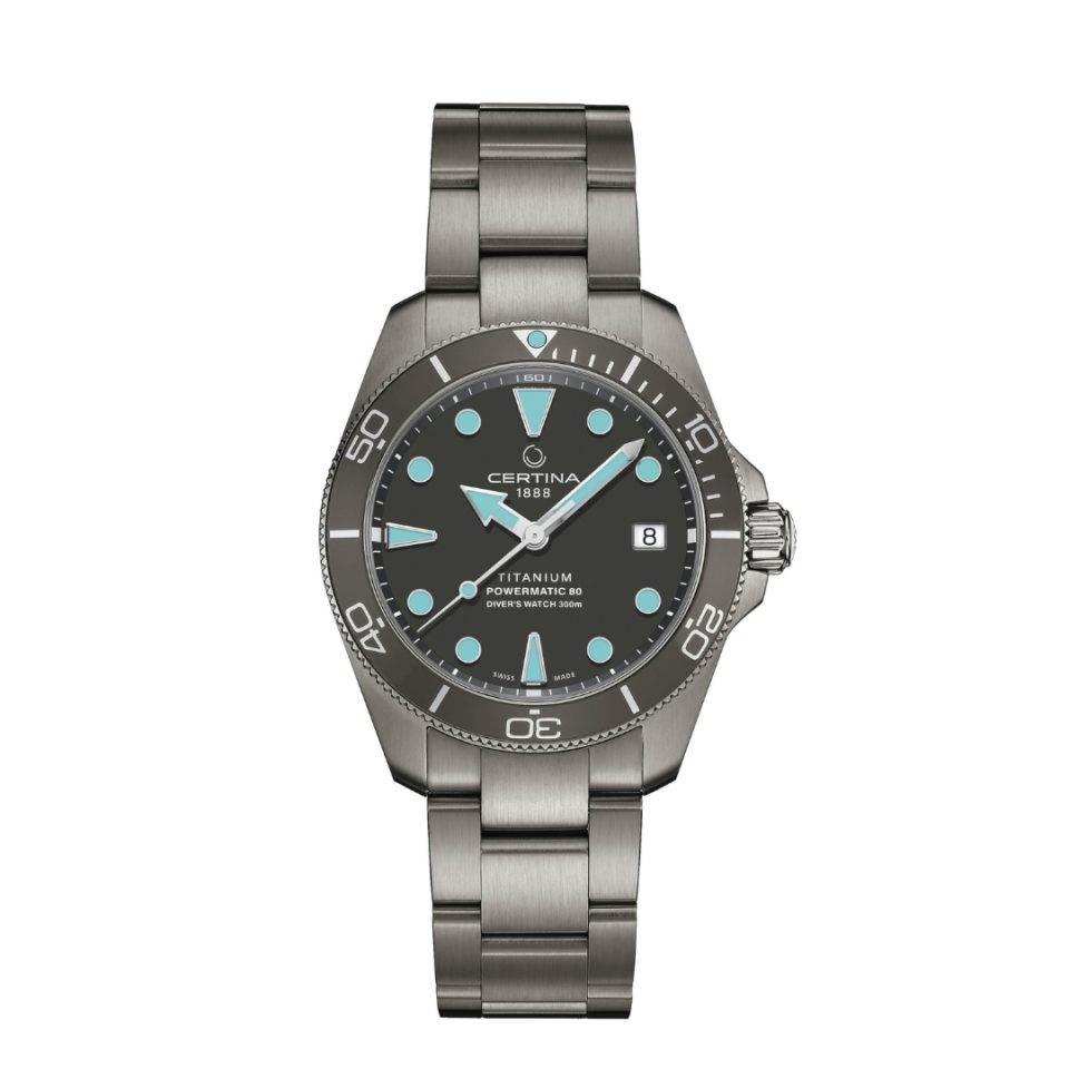 C032.807.44.081.00 CERTINA - DS ACTION DIVER 38 MM POWERMATIC 80 TITANIUM UNISEX