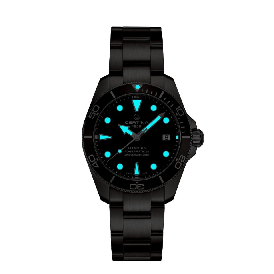 C032.807.44.081.00 CERTINA - DS ACTION DIVER 38 MM POWERMATIC 80 TITANIUM UNISEXC032.807.44.081.00 CERTINA - DS ACTION DIVER 38 MM POWERMATIC 80 TITANIUM UNISEX