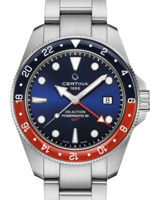C032.929.11.041.00 CERTINA - DS ACTION GMT 41 MM POWERMATIC 80 - DETALJER