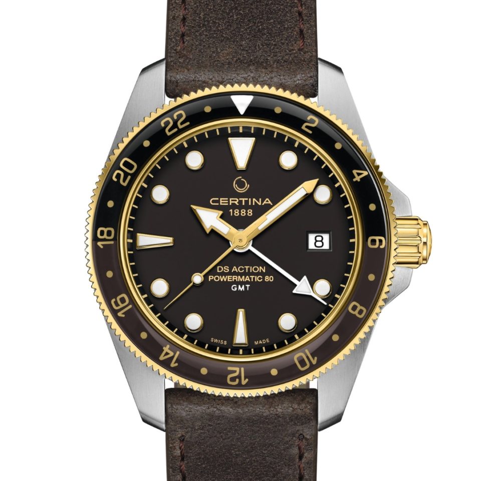 C032.929.26.051.00 CERTINA - DS ACTION GMT 41 MM POWERMATIC 80 - DETALJER