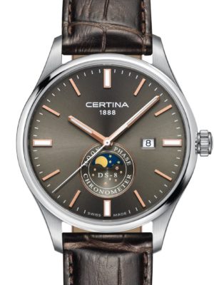 C033.457.16.081.00 CERTINA - DS-8 MOON PHASE 41 MM - DETALJER