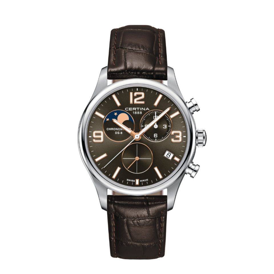 C033.460.16.087.00 CERTINA - DS-8 CHRONOGRAPH MOON PHASE 42 MM