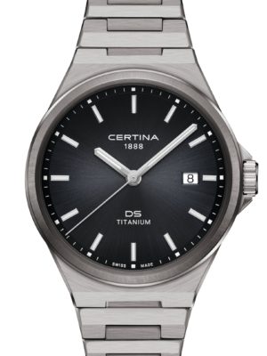C043.410.44.051.00 CERTINA - DS-7 QUARTZ 39 MM UNISEX TITANIUM - DETALJER