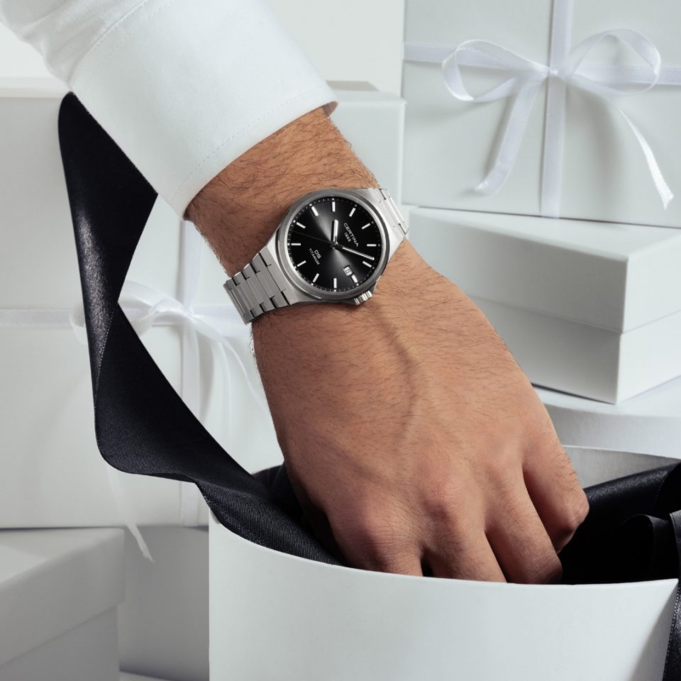 C043.410.44.051.00 CERTINA - DS-7 QUARTZ 39 MM UNISEX TITANIUM - STYLING