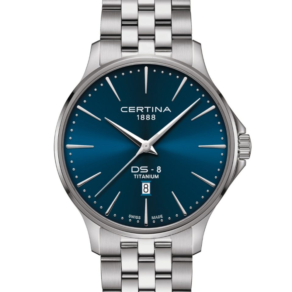 C045.410.44.041.00 CERTINA - DS-8 GENT 40 MM TITANIUM - DETALJER