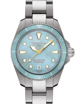C048.210.44.131.00 CERTINA - DS ACTION 34,5 MM TITANIUM - DETALJER
