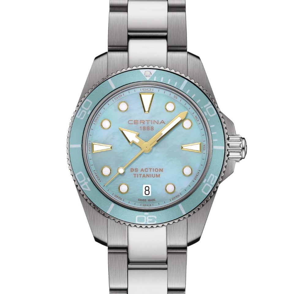C048.210.44.131.00 CERTINA - DS ACTION 34,5 MM TITANIUM - DETALJER