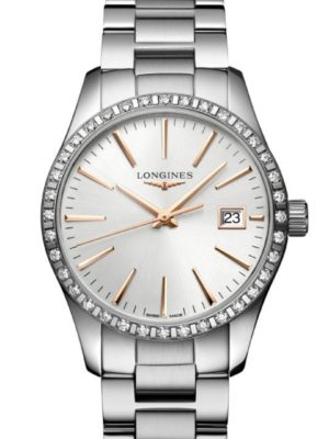 L2.386.0.72.6 LONGINES - CONQUEST CLASSIC 34 MM - DETALJER