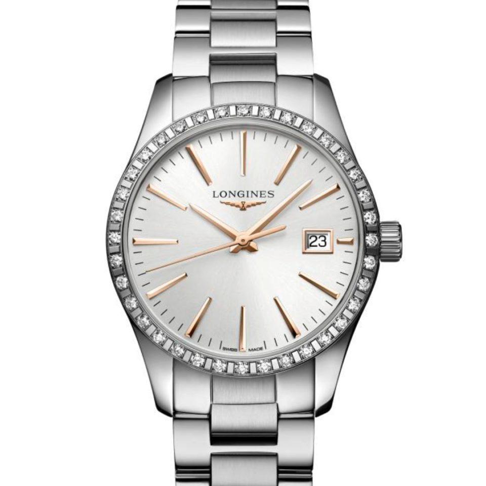 L2.386.0.72.6 LONGINES - CONQUEST CLASSIC 34 MM - DETALJER