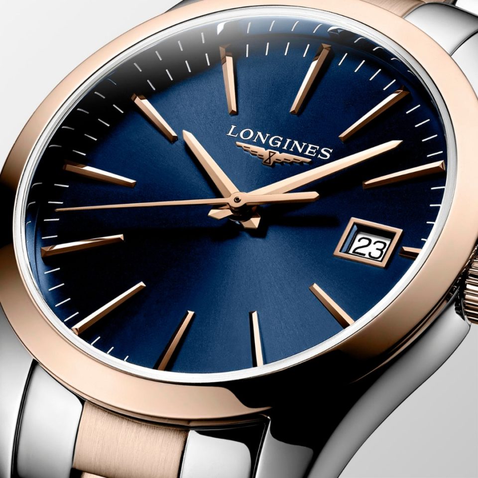 L2.386.3.92.7 LONGINES - CONQUEST CLASSIC 34 MM - DETALJER