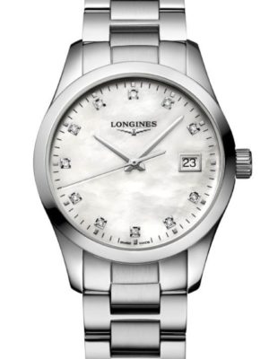 L2.386.4.87.6 LONGINES - CONQUEST CLASSIC 34 MM - DETALJER