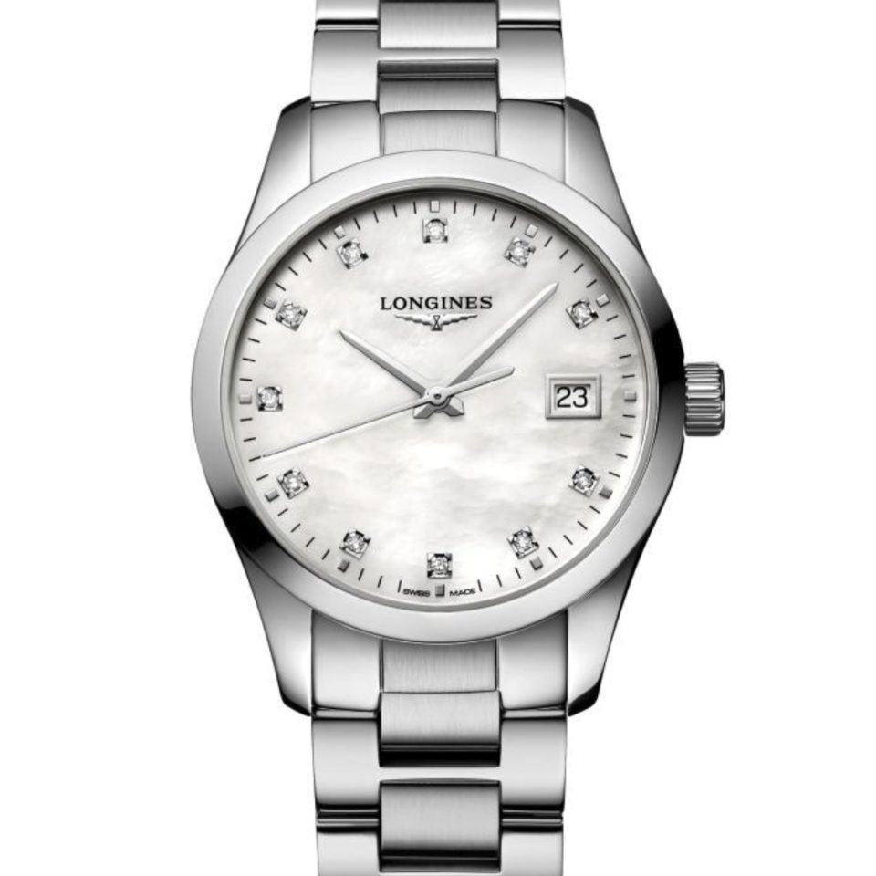 L2.386.4.87.6 LONGINES - CONQUEST CLASSIC 34 MM - DETALJER