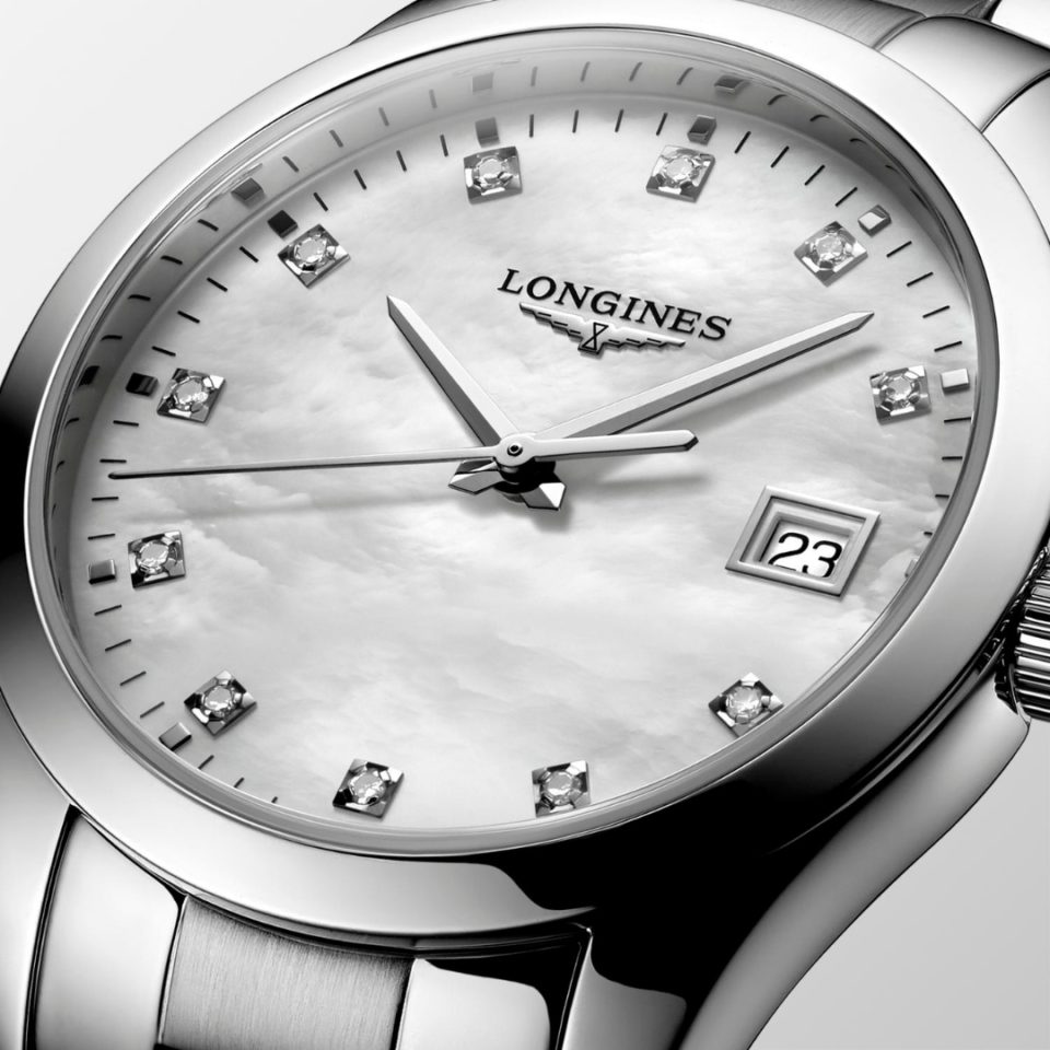 L2.386.4.87.6 LONGINES - CONQUEST CLASSIC 34 MM - DETALJER
