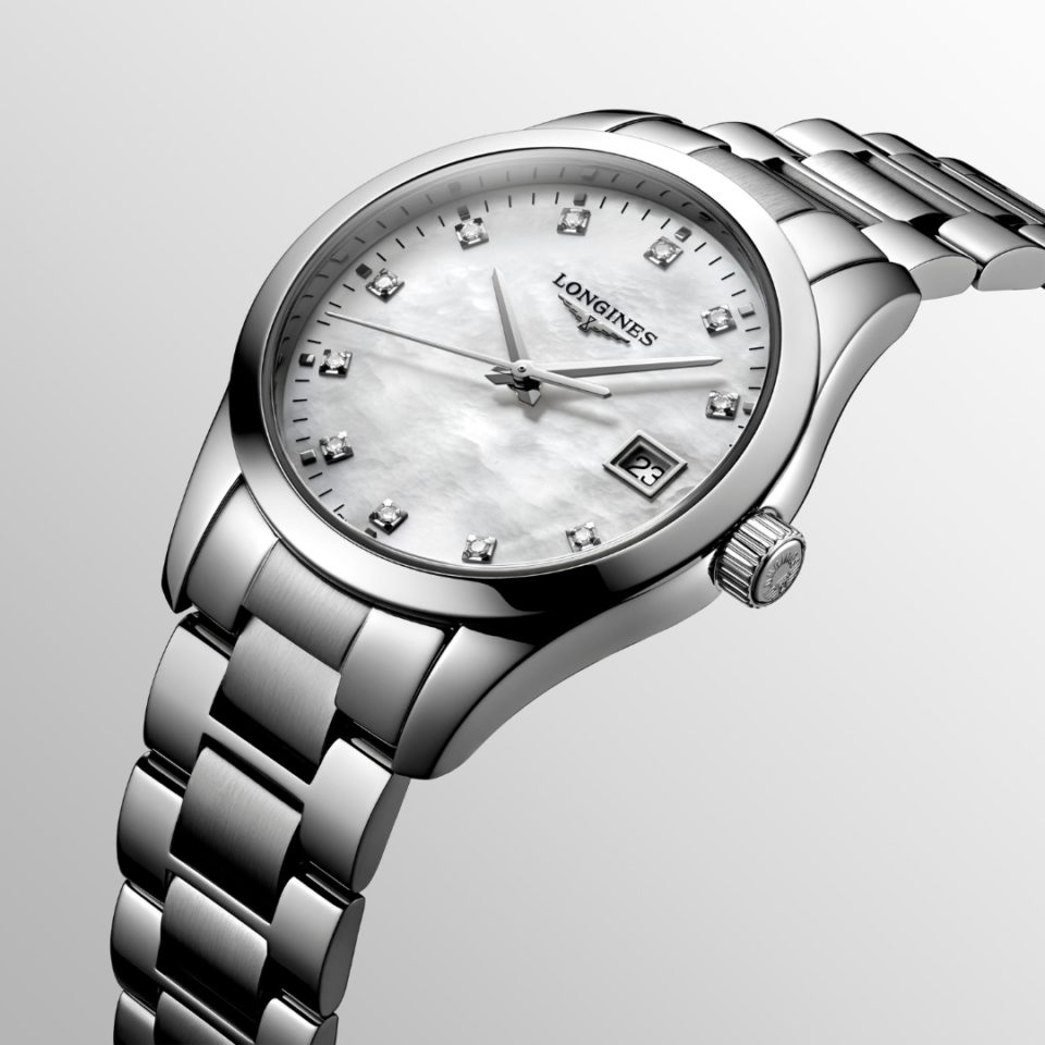 L2.386.4.87.6 LONGINES - CONQUEST CLASSIC 34 MM - DETALJER