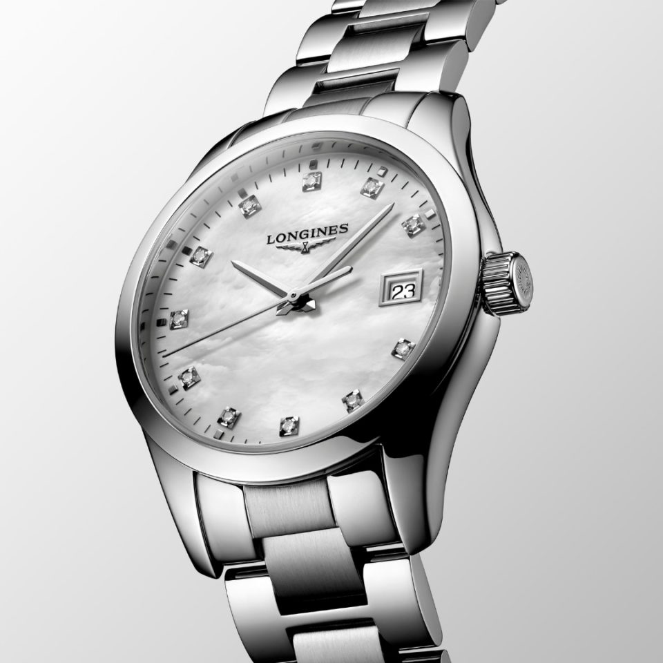 L2.386.4.87.6 LONGINES - CONQUEST CLASSIC 34 MM - DETALJER