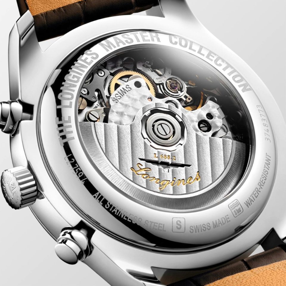 L2.759.4.78.3 LONGINES - LONGINES MASTER COLLECTION CRONOGRAPH 42 MM - DETALJER BAK