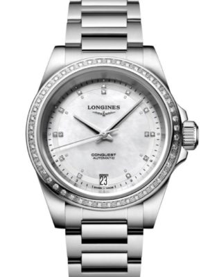 L3.430.0.87.6 LONGINES - CONQUEST 34 MM - DETALJER