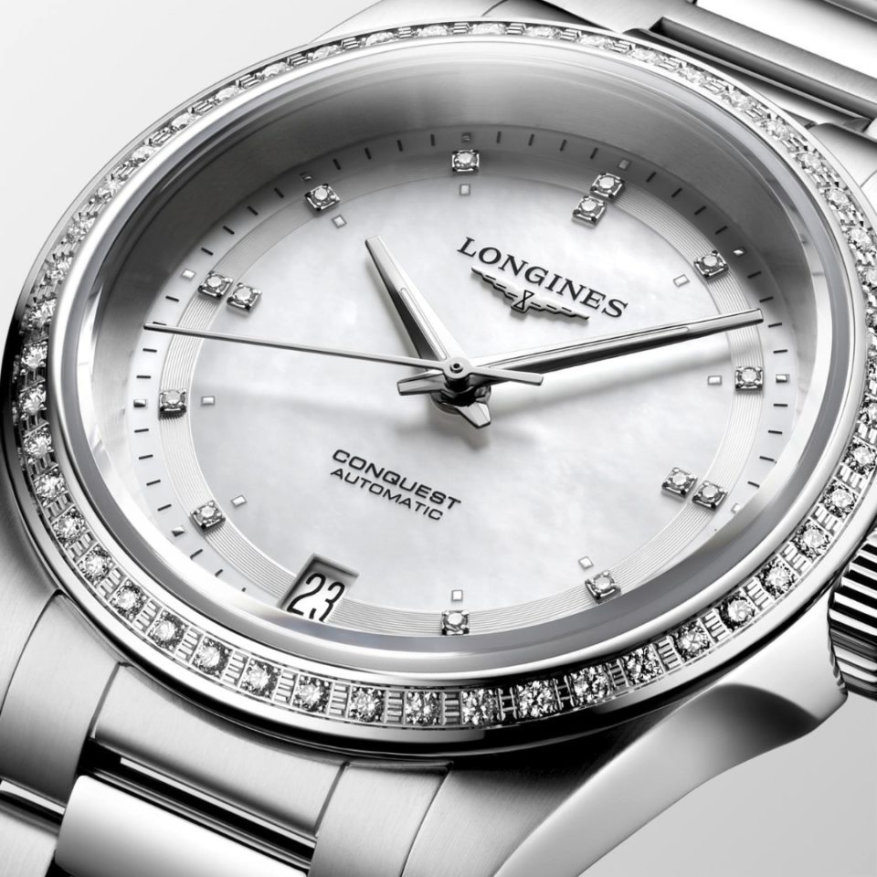 L3.430.0.87.6 LONGINES - CONQUEST 34 MM - DETALJER