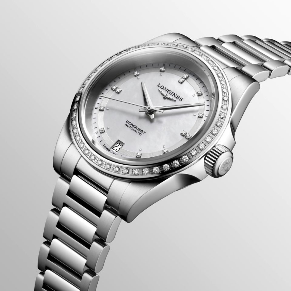 L3.430.0.87.6 LONGINES - CONQUEST 34 MM - DETALJER
