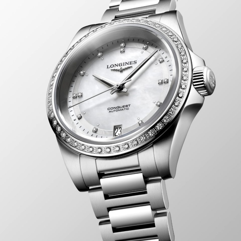 L3.430.0.87.6 LONGINES - CONQUEST 34 MM - DETALJER