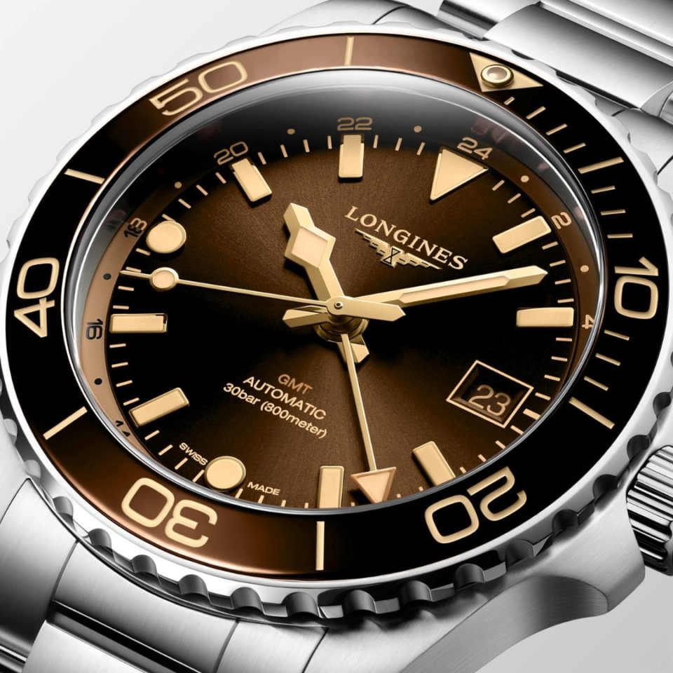 L3.790.4.66.6 LONGINES - HYDROCONQUEST GMT 41 MM - DETALJER