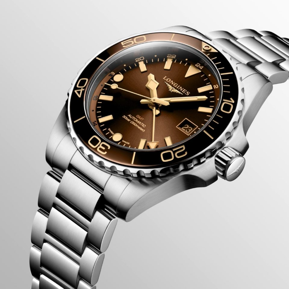 L3.790.4.66.6 LONGINES - HYDROCONQUEST GMT 41 MM - DETALJER