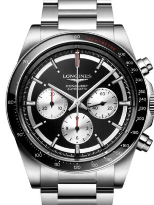L3.835.4.52.6 LONGINES - CONQUEST CHRONOGRAPH 42 MM - DETALJER