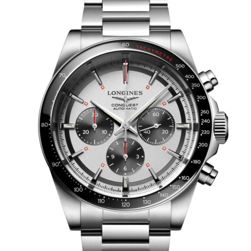 L3.835.4.72.6 LONGINES - CONQUEST CHRONOGRAPH 42 MM - DETALJER