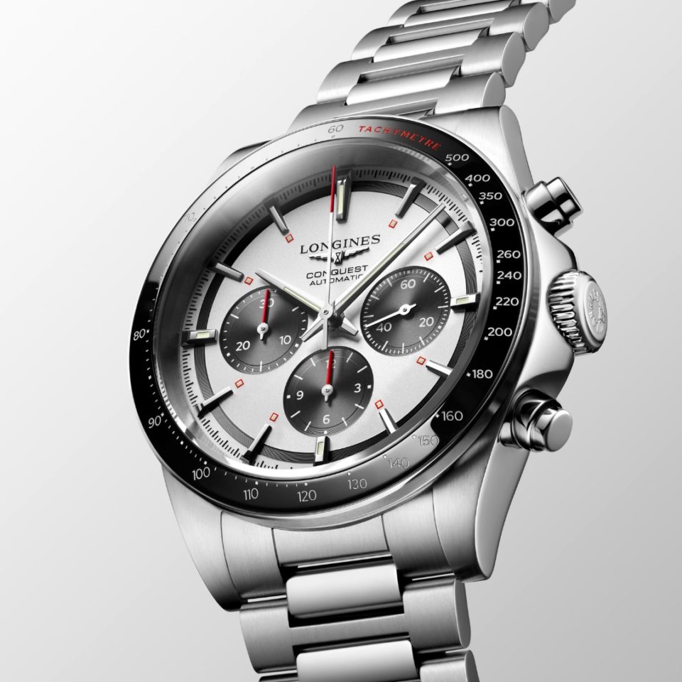 L3.835.4.72.6 LONGINES - CONQUEST CHRONOGRAPH 42 MM - DETALJER