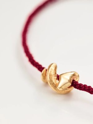OLE LYNGGAARD COPENHAGEN - ARMBÅND, SNAKES MY LITTLE WORLD RØD - DETALJER