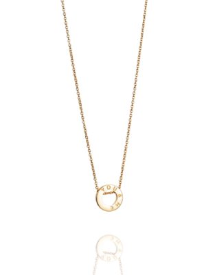EFVA ATTLING - HALSKJEDE, MINI ME YOU & ME NECKLACE GULT GULL - DETALJER